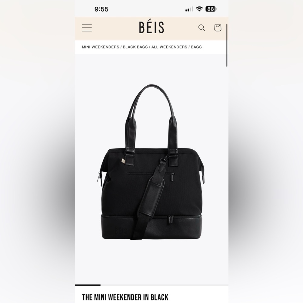 Beis Mini Weekender Bag